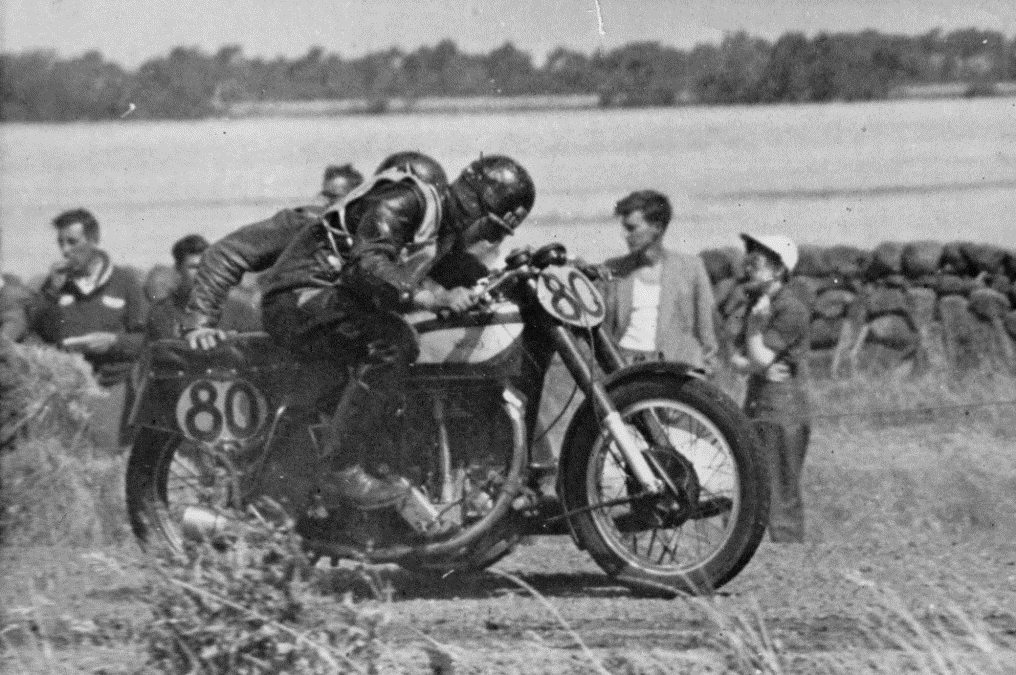 Laurie Fox at Australian TT, Longford, Tasmania.